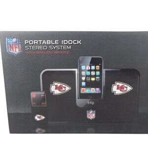 Kansas City Chiefs iHip Portable iDock Stereo System – Sealed in Box